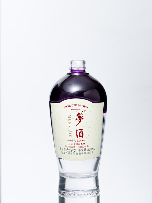 夢(mèng)酒晶白料酒瓶
